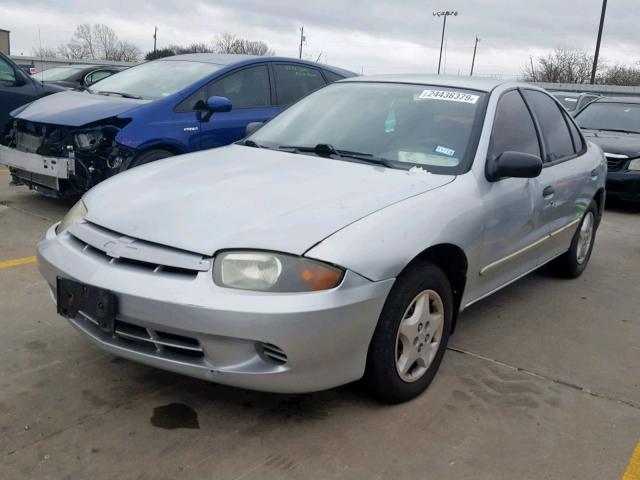 1G1JC52F457110843 - 2005 CHEVROLET CAVALIER SILVER photo 2