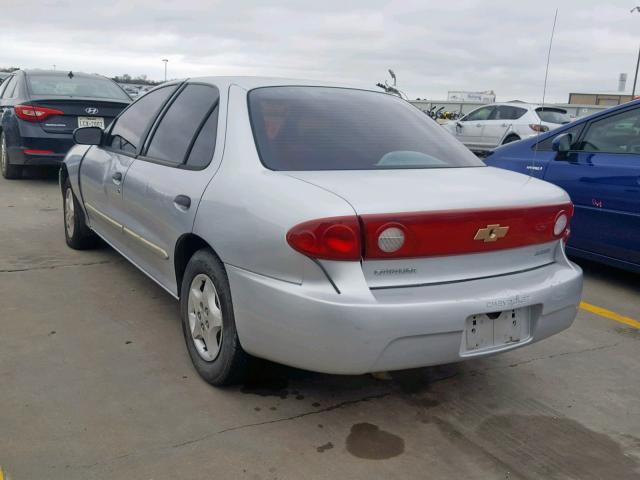 1G1JC52F457110843 - 2005 CHEVROLET CAVALIER SILVER photo 3