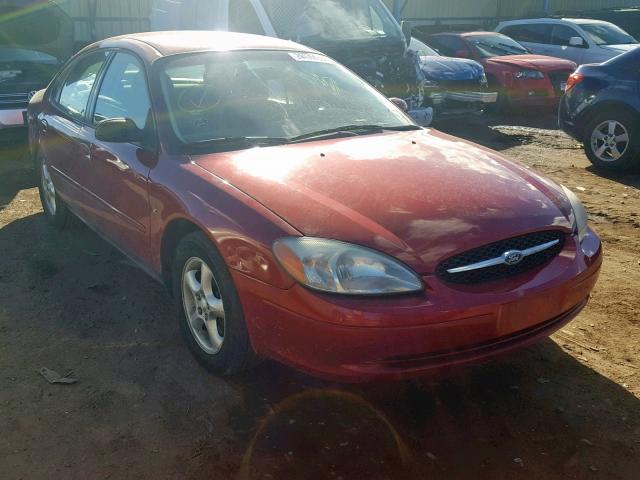 1FAFP55251G232279 - 2001 FORD TAURUS SES RED photo 1