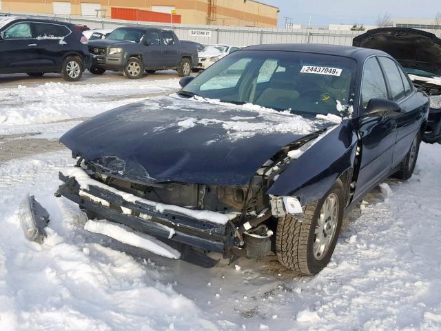 1G3WH52H32F261366 - 2002 OLDSMOBILE INTRIGUE G BLUE photo 2