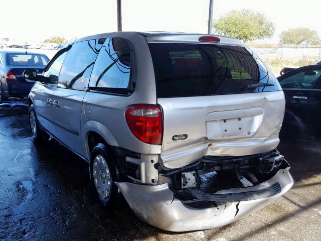 1C4GJ45353B168456 - 2003 CHRYSLER VOYAGER LX SILVER photo 3