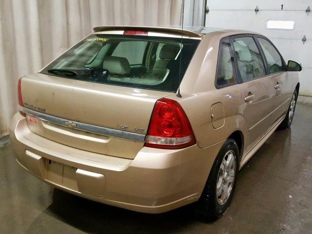 1G1ZU64885F256124 - 2005 CHEVROLET MALIBU MAX თაფლისფერი ფოტო 4
