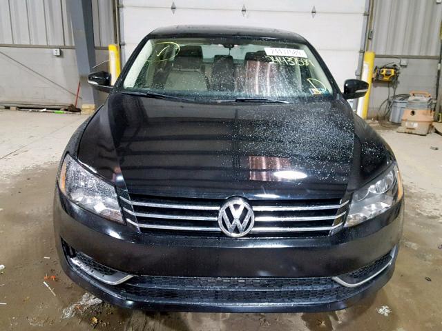 1VWBT7A32EC060138 - 2014 VOLKSWAGEN PASSAT SE BLACK photo 9