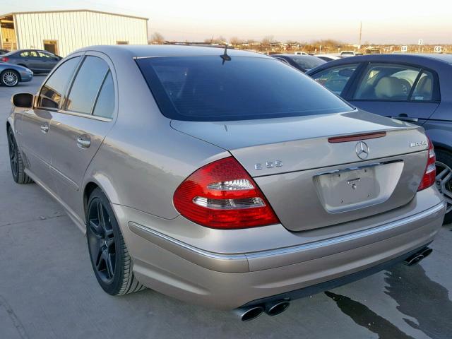 WDBUF76J35A629275 - 2005 MERCEDES-BENZ E 55 AMG SILVER photo 3