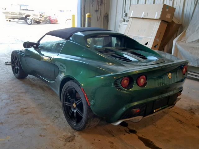 SCCPC11165HL32583 - 2005 LOTUS ELISE GREEN photo 3