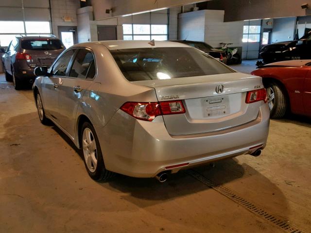 JH4CU2F6XAC042327 - 2010 ACURA TSX SILVER photo 3