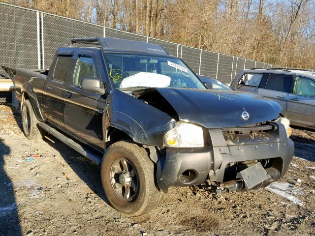 1N6ED29Y74C465990 - 2004 NISSAN FRONTIER C BLACK photo 1