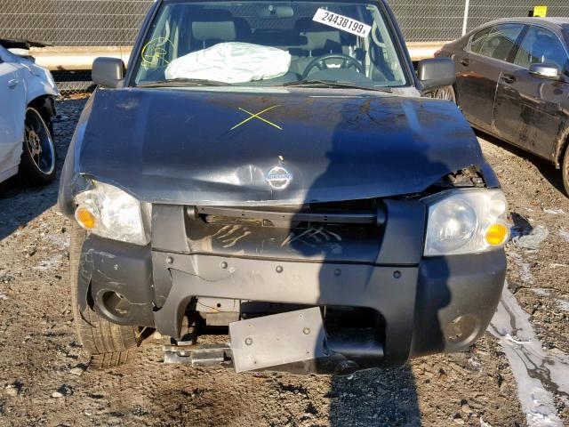 1N6ED29Y74C465990 - 2004 NISSAN FRONTIER C BLACK photo 7