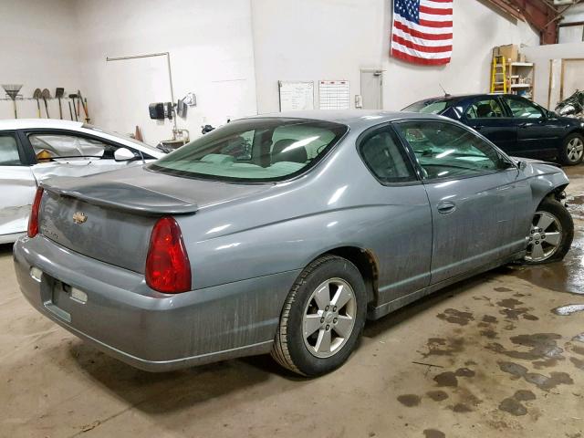 2G1WJ15N779148575 - 2007 CHEVROLET MONTE CARL GRAY photo 4