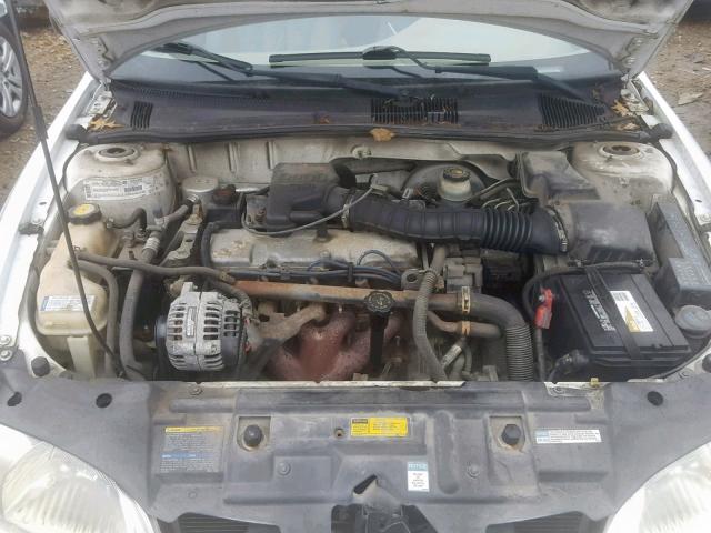 1G1JC524617364305 - 2001 CHEVROLET CAVALIER B WHITE photo 7