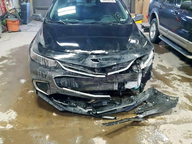 1G1ZB5ST5GF308223 - 2016 CHEVROLET MALIBU LS BLACK photo 9