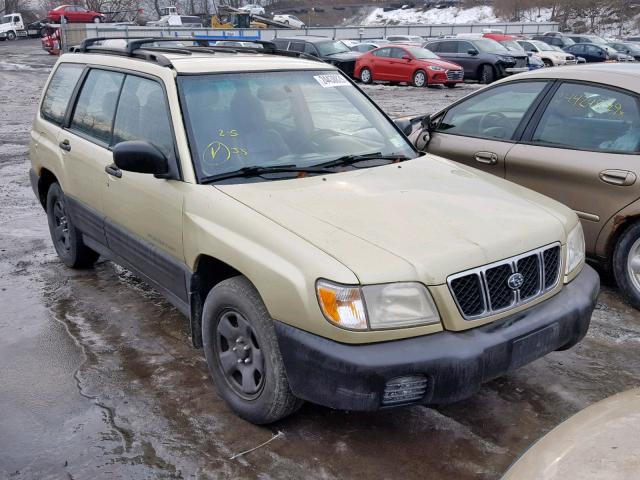 JF1SF63592H718318 - 2002 SUBARU FORESTER L TAN photo 1