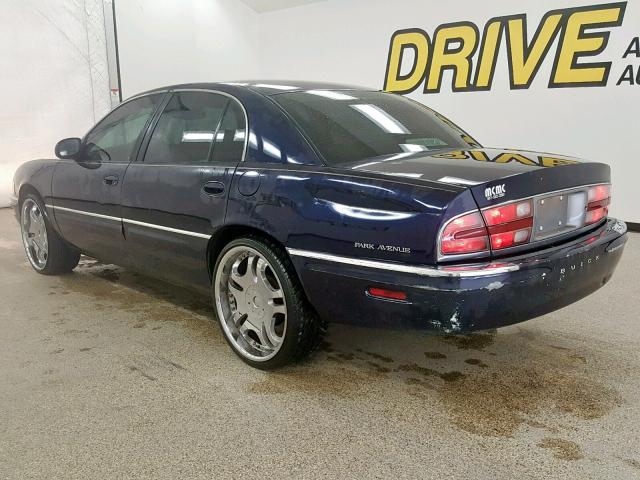 1G4CW52K9W4625114 - 1998 BUICK PARK AVENU BLUE photo 3