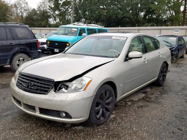 JNKAY01E56M107830 - 2006 INFINITI M35 BASE BEIGE photo 2