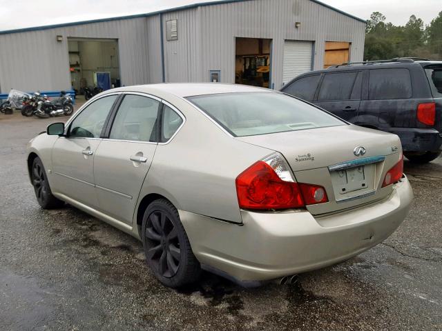 JNKAY01E56M107830 - 2006 INFINITI M35 BASE BEIGE photo 3