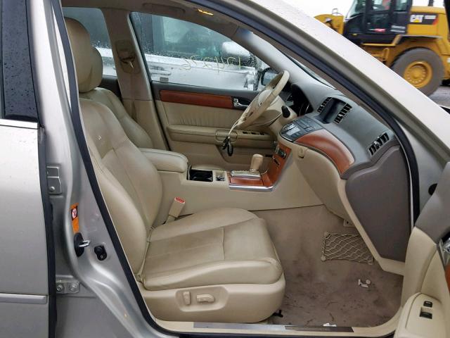 JNKAY01E56M107830 - 2006 INFINITI M35 BASE BEIGE photo 5