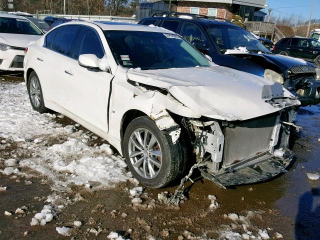 JN1BV7AR6FM407826 - 2015 INFINITI Q50 BASE WHITE photo 1