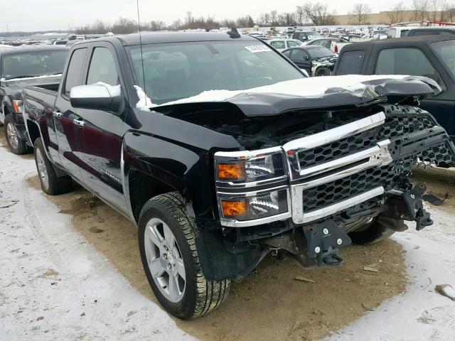 1GCVKPEC7FZ385928 - 2015 CHEVROLET SILVERADO BLACK photo 1