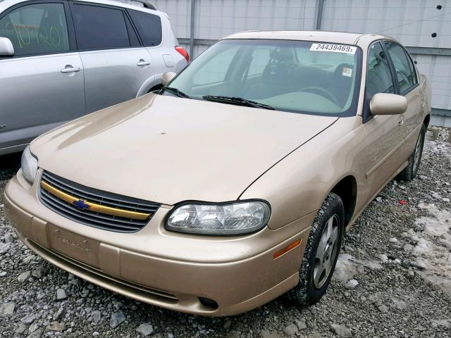 1G1NE52JX3M505317 - 2003 CHEVROLET MALIBU LS Qızıl foto 2