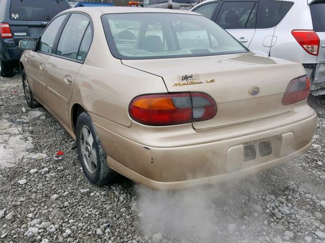 1G1NE52JX3M505317 - 2003 CHEVROLET MALIBU LS Qızıl foto 3