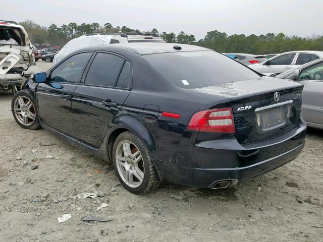 19UUA66218A010067 - 2008 ACURA TL BLACK photo 3