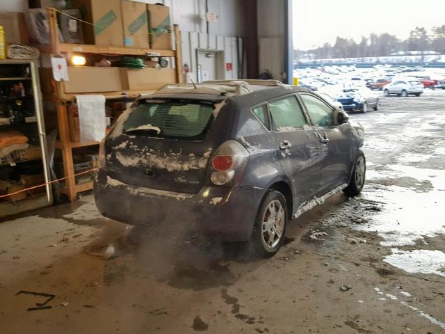 5Y2SM67029Z453938 - 2009 PONTIAC VIBE GRAY photo 4