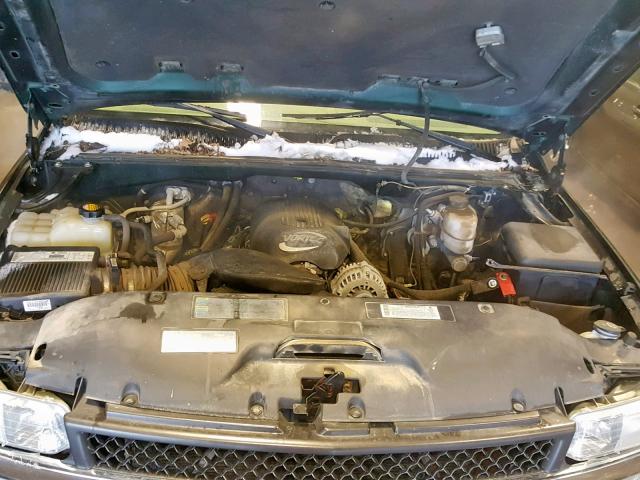 1GCHK24U81Z330357 - 2001 CHEVROLET SILVERADO GREEN photo 7