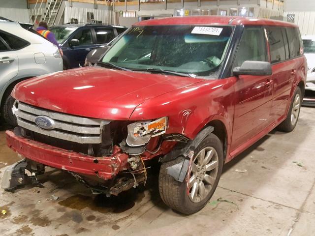 2FMDK51CX9BA37257 - 2009 FORD FLEX SE RED photo 2