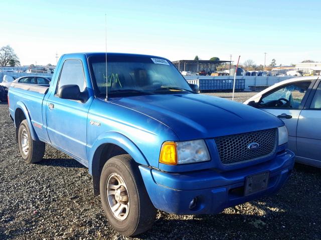 1FTYR10U92PA54506 - 2002 FORD RANGER BLUE photo 1