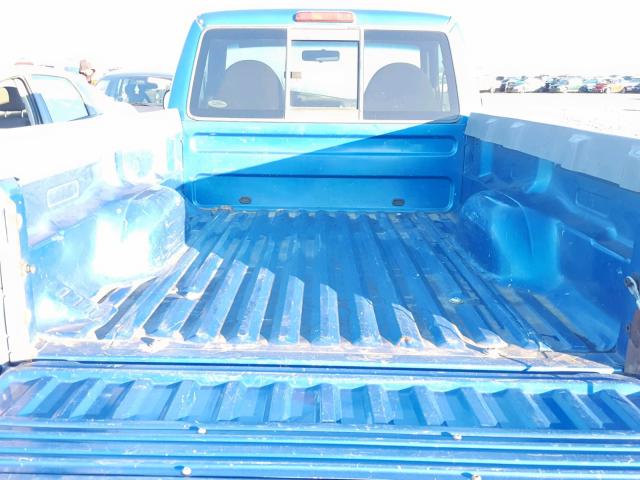 1FTYR10U92PA54506 - 2002 FORD RANGER BLUE photo 6