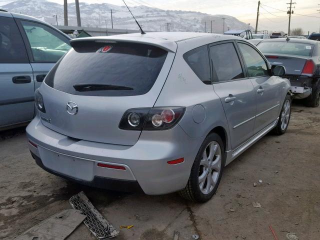 JM1BK343381820622 - 2008 MAZDA 3 HATCHBAC SILVER photo 4