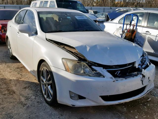 JTHBK262182069379 - 2008 LEXUS IS 250 WHITE photo 1