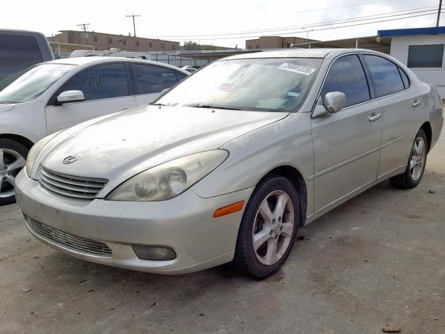 JTHBF30G120005585 - 2002 LEXUS ES 300 BEIGE photo 2