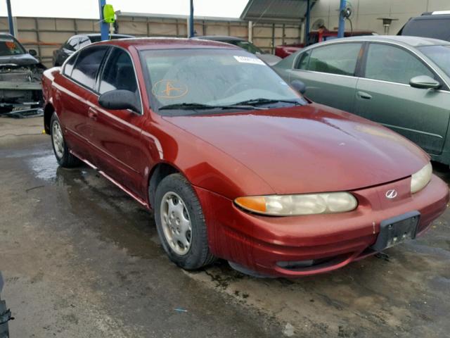 1G3NL52F83C281270 - 2003 OLDSMOBILE ALERO GL MAROON photo 1