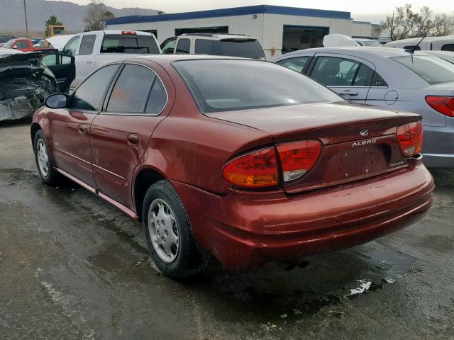 1G3NL52F83C281270 - 2003 OLDSMOBILE ALERO GL MAROON photo 3