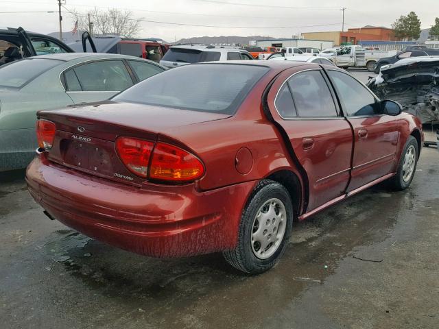 1G3NL52F83C281270 - 2003 OLDSMOBILE ALERO GL MAROON photo 4