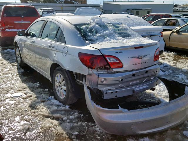 1C3CC4FB7AN197276 - 2010 CHRYSLER SEBRING TO SILVER photo 3