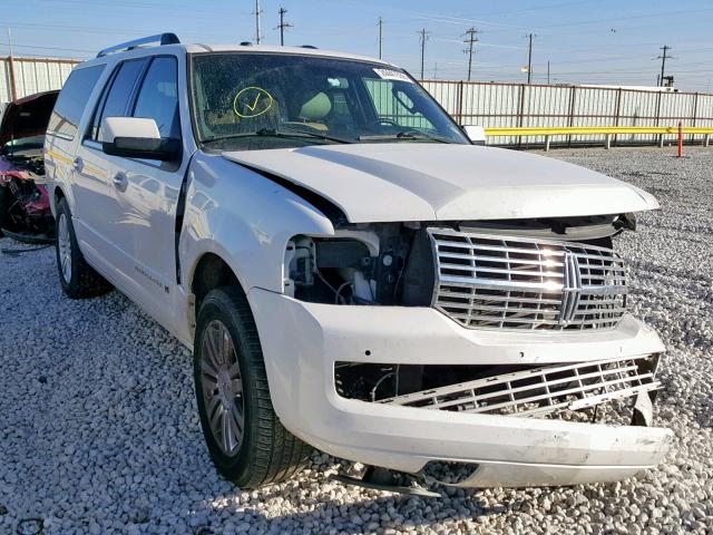 5LMJJ3J54BEJ08648 - 2011 LINCOLN NAVIGATOR WHITE photo 1