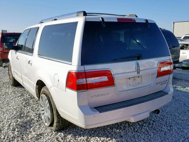 5LMJJ3J54BEJ08648 - 2011 LINCOLN NAVIGATOR WHITE photo 3