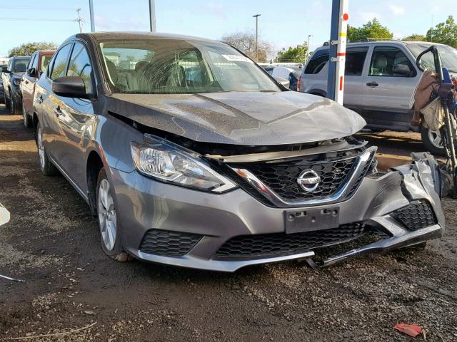 3N1AB7AP2GY294068 - 2016 NISSAN SENTRA S GRAY photo 1