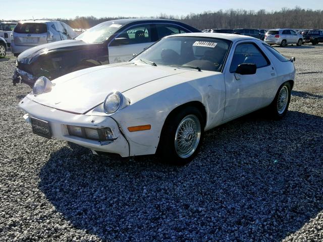 WP0JB0927ES860797 - 1984 PORSCHE 928 S WHITE photo 2