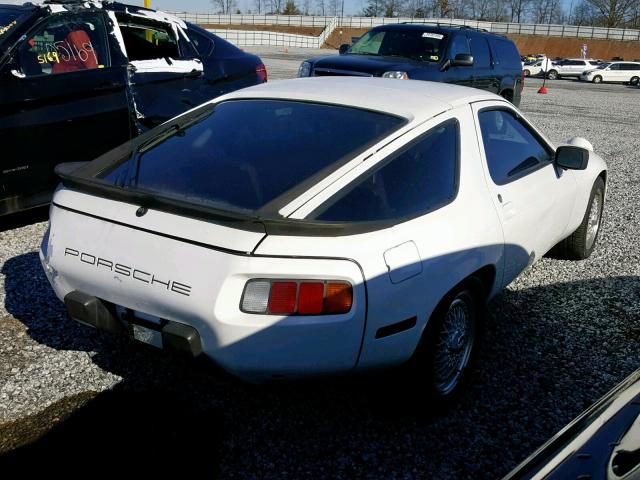 WP0JB0927ES860797 - 1984 PORSCHE 928 S WHITE photo 4