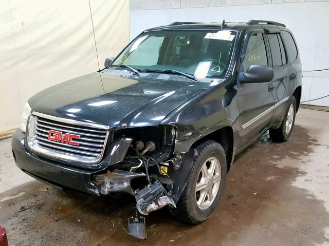 1GKDT13S482129620 - 2008 GMC ENVOY BLACK photo 2