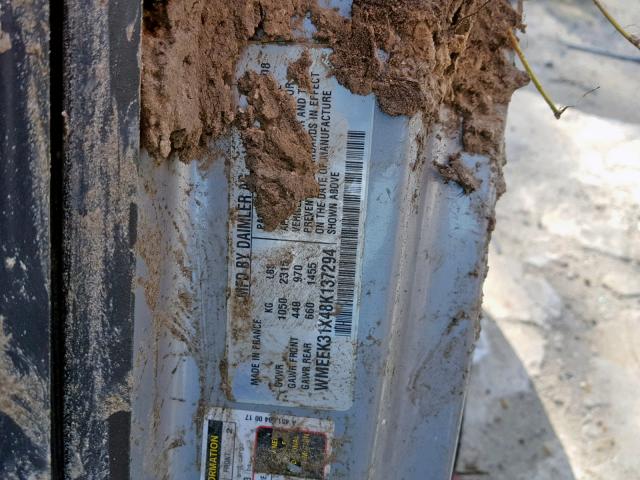 WMEEK31X48K137294 - 2008 SMART FORTWO PAS 橙色 照片 10