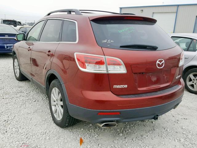 JM3TB28A380143205 - 2008 MAZDA CX-9 RED photo 3