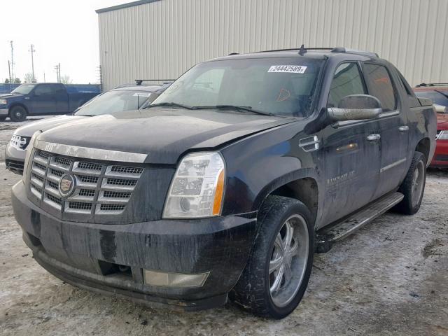 3GYFK62857G154262 - 2007 CADILLAC ESCALADE E BLACK photo 2