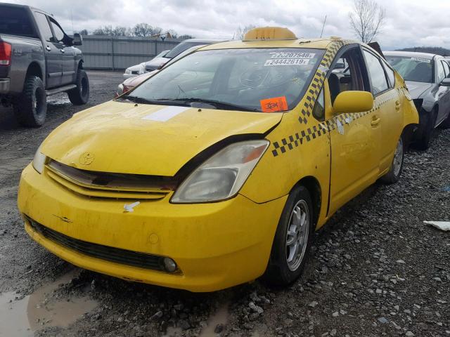 JTDKB20U753016137 - 2005 TOYOTA PRIUS YELLOW photo 2