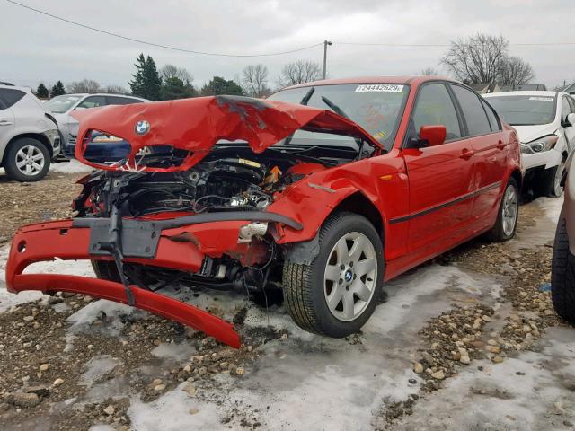 WBAEU33492PH86367 - 2002 BMW 325 XI RED photo 2