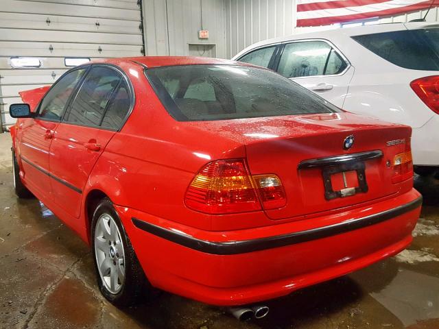 WBAEU33492PH86367 - 2002 BMW 325 XI RED photo 3