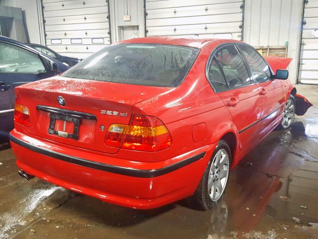 WBAEU33492PH86367 - 2002 BMW 325 XI RED photo 4